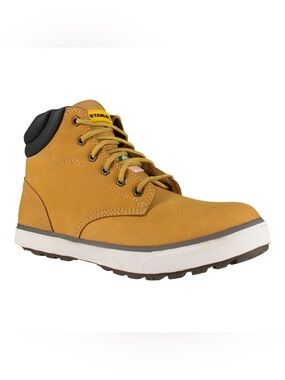 Stanley Men's Jensen CSA Steel Toe Nubuck Leather Work Boots, 6-in High, Wheat